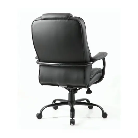 Кресло офисное BRABIX PREMIUM &quot;Heavy Duty HD-002&quot;, усиленное, НАГРУЗКА до 200 кг, экокожа, 531829, фото 3