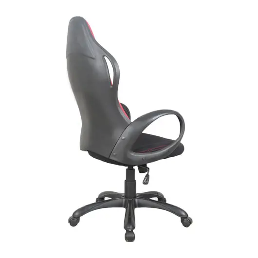 Кресло офисное BRABIX PREMIUM &quot;Force EX-516&quot;, ткань, черное/вставки красные, 531571, фото 3