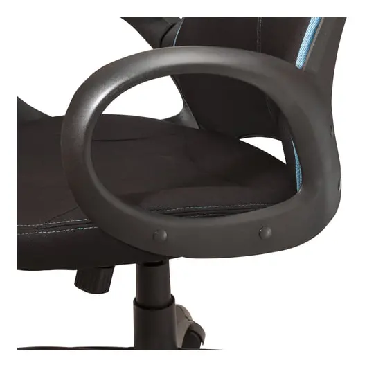 Кресло офисное BRABIX PREMIUM &quot;Force EX-516&quot;, ткань, черное/вставки синие, 531572, фото 9
