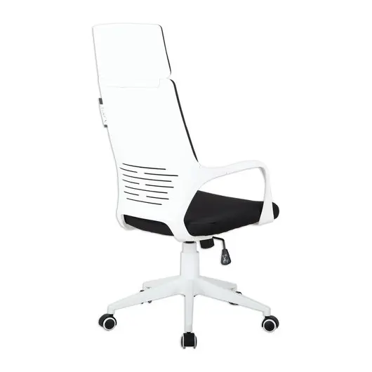Кресло офисное BRABIX PREMIUM &quot;Prime EX-515&quot;, пластик белый, ткань, черное, 531812, фото 3
