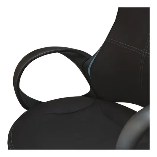 Кресло офисное BRABIX PREMIUM &quot;Force EX-516&quot;, ткань, черное/вставки синие, 531572, фото 6