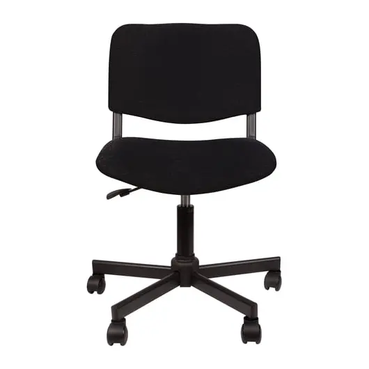 Кресло КР09, без подлокотников, черное, КР01.00.09-101, фото 3
