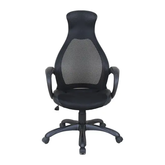 Кресло офисное BRABIX PREMIUM &quot;Genesis EX-517&quot;, пластик черный, ткань/экокожа/сетка черная, 531574, фото 3