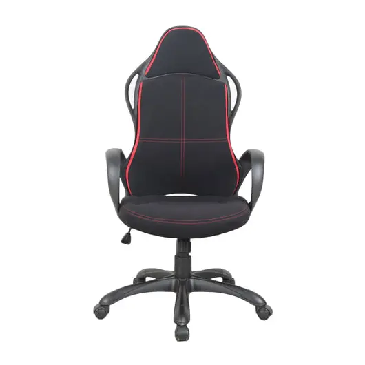 Кресло офисное BRABIX PREMIUM &quot;Force EX-516&quot;, ткань, черное/вставки красные, 531571, фото 5