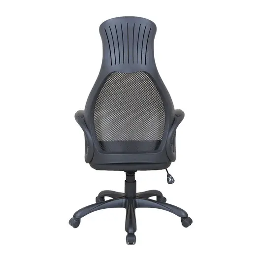 Кресло офисное BRABIX PREMIUM &quot;Genesis EX-517&quot;, пластик черный, ткань/экокожа/сетка черная, 531574, фото 4