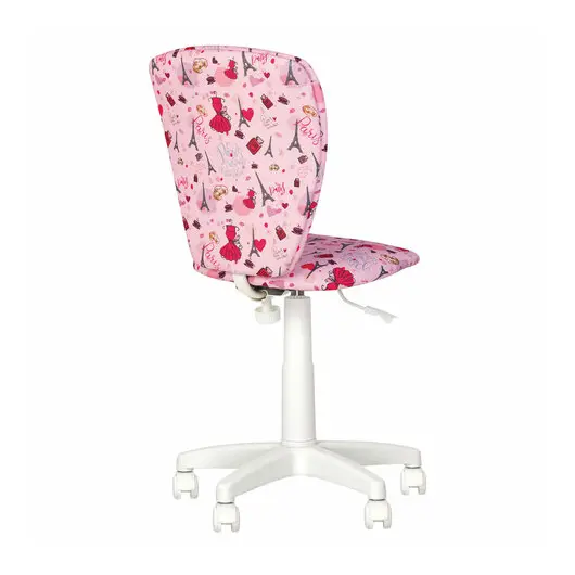 Кресло детское &quot;POLLY GTS white&quot; без подлокотников, розовое с рисунком, фото 4