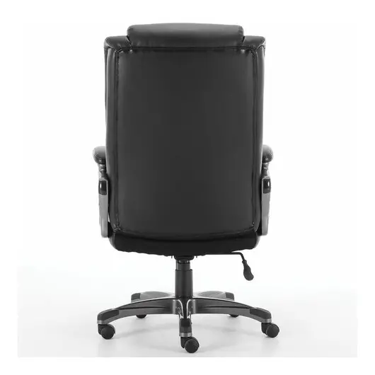 Кресло офисное BRABIX PREMIUM &quot;Solid HD-005&quot;, НАГРУЗКА до 180 кг, рециклированная кожа, черное, 531941, фото 4