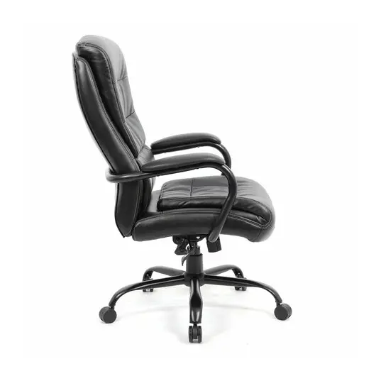 Кресло офисное BRABIX PREMIUM &quot;Heavy Duty HD-004&quot;, НАГРУЗКА до 200 кг, экокожа, черное, 531942, фото 2