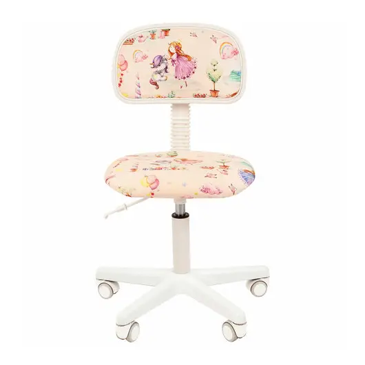 Кресло детское СН KIDS 101, без подлокотников, розовое с рисунком &quot;Принцессы&quot;, 7027819, фото 2