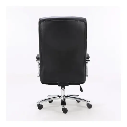 Кресло офисное BRABIX PREMIUM &quot;Total HD-006&quot;, НАГРУЗКА до 180 кг, экокожа, хром, черное, 531933, фото 4