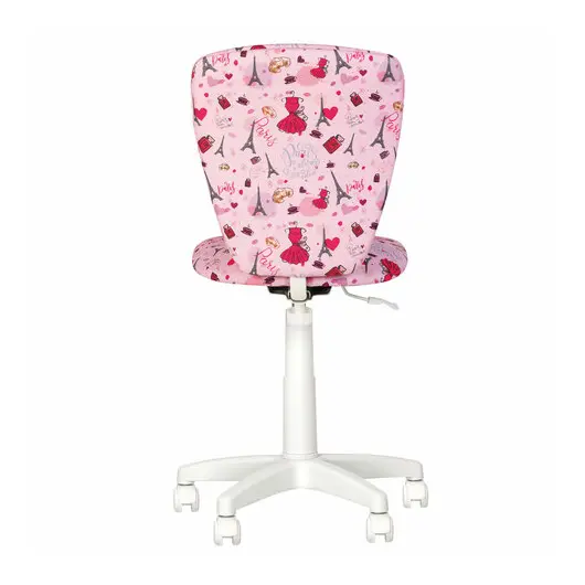 Кресло детское &quot;POLLY GTS white&quot; без подлокотников, розовое с рисунком, фото 3
