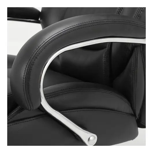 Кресло офисное BRABIX PREMIUM &quot;Pride HD-100&quot;, НАГРУЗКА до 250 кг, натуральная кожа, черное, 531940, фото 8