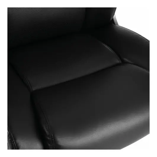 Кресло офисное BRABIX PREMIUM &quot;Solid HD-005&quot;, НАГРУЗКА до 180 кг, рециклированная кожа, черное, 531941, фото 7