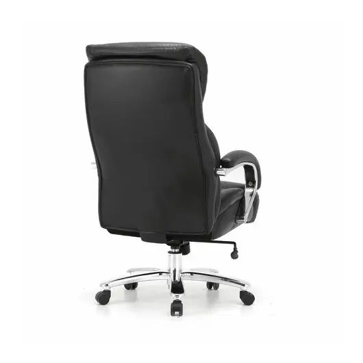 Кресло офисное BRABIX PREMIUM &quot;Pride HD-100&quot;, НАГРУЗКА до 250 кг, натуральная кожа, черное, 531940, фото 4