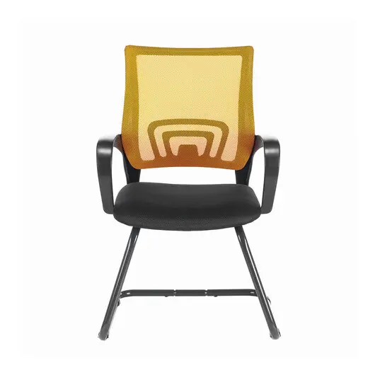 Кресло для приемных и переговорных BRABIX &quot;Fly CF-100&quot;, оранжевое/черное, 532088, фото 2