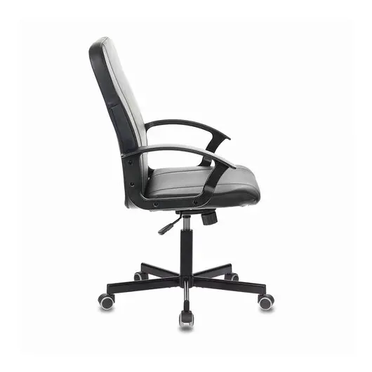 Кресло офисное BRABIX &quot;Simple EX-521&quot;, компактная упаковка, экокожа, черное, 532103, фото 3