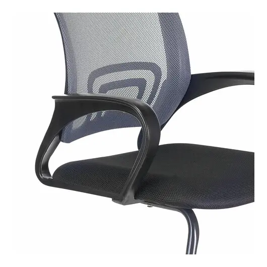 Кресло для приемных и переговорных BRABIX &quot;Fly CF-100&quot;, серое/черное, 532089, фото 6