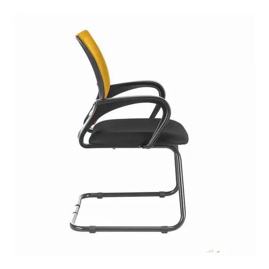 Кресло для приемных и переговорных BRABIX &quot;Fly CF-100&quot;, оранжевое/черное, 532088, фото 3