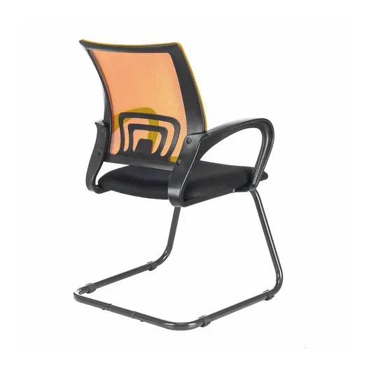 Кресло для приемных и переговорных BRABIX &quot;Fly CF-100&quot;, оранжевое/черное, 532088, фото 4