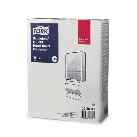 Диспенсер для полотенец TORK (Система H3) Elevation, ZZ, белый, 553000, фото 6