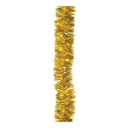 Мишура 1 штука, диаметр 50 мм, длина 2 м, золото, 4-180-5, фото 1