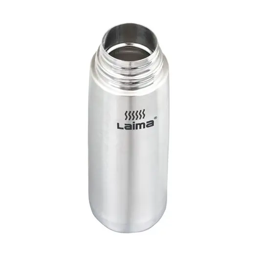 Термос ЛАЙМА классический с узким горлом, 0,5 л, нержавеющая сталь, 601412, фото 3