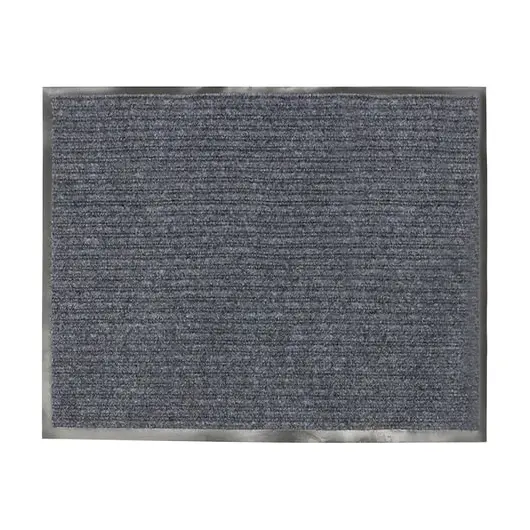 Коврик входной ворсовый влаго-грязезащитный, 120х150 см, толщина 7 мм, серый, VORTEX, 22099, фото 1