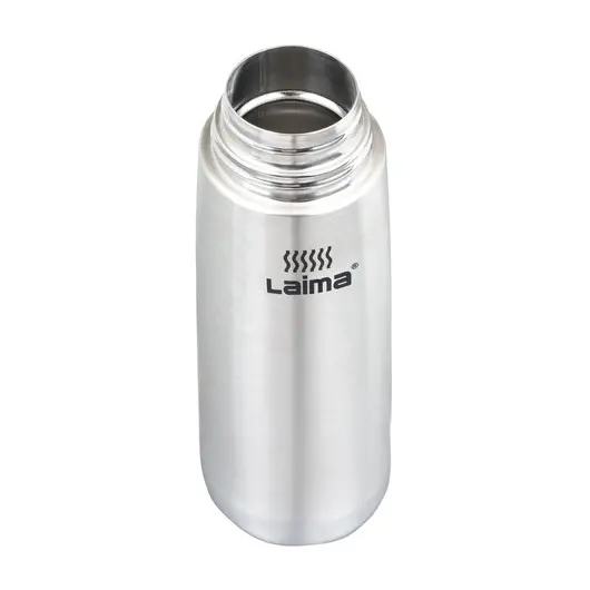 Термос ЛАЙМА классический с узким горлом, 1 л, нержавеющая сталь, 601414, фото 3