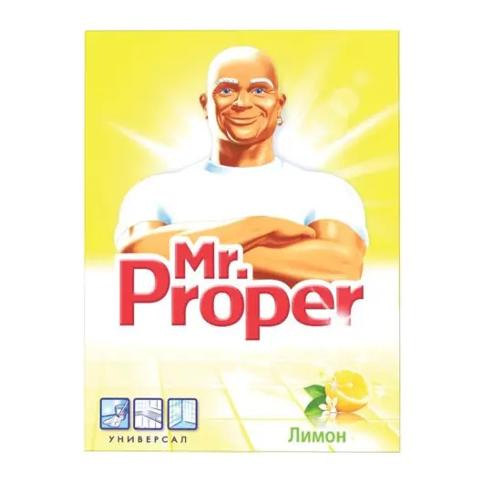 Чистящее средство 400 г, MR.PROPER (Мистер Пропер) &quot;Лимон&quot;, универсал, порошок, фото 1