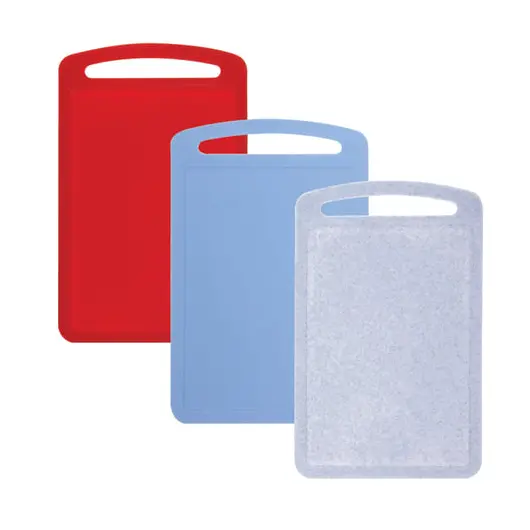 Доска разделочная пластиковая, 0,8х19,5х31,5 см, цвет микс (разноцветный), IDEA, М 1573, фото 1