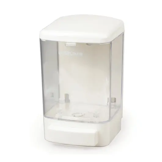 Диспенсер для жидкого мыла ЛАЙМА, наливной, 1 л, ABS-пластик, белый, 601794, фото 3