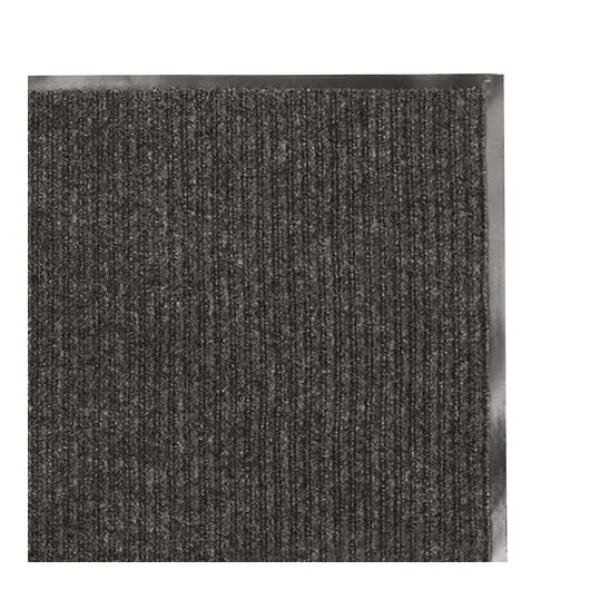 Коврик входной ворсовый влаго-грязезащитный ЛАЙМА/ЛЮБАША, 60х90 см, ребристый, толщина 7 мм, черный, 602869, фото 2