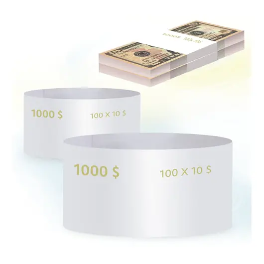 Бандероли кольцевые, комплект 500 шт., номинал 10 долларов, фото 1