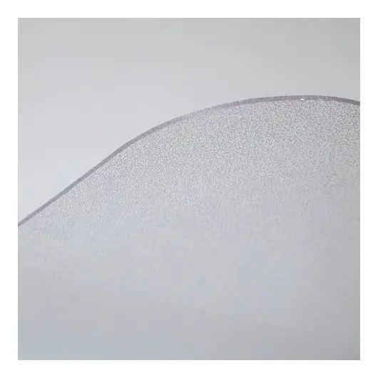 Коврик защитный для напольных покрытий BRABIX, поликарбонат, 100х120 см, шагрень, толщина 1,8 мм, 604851, фото 2