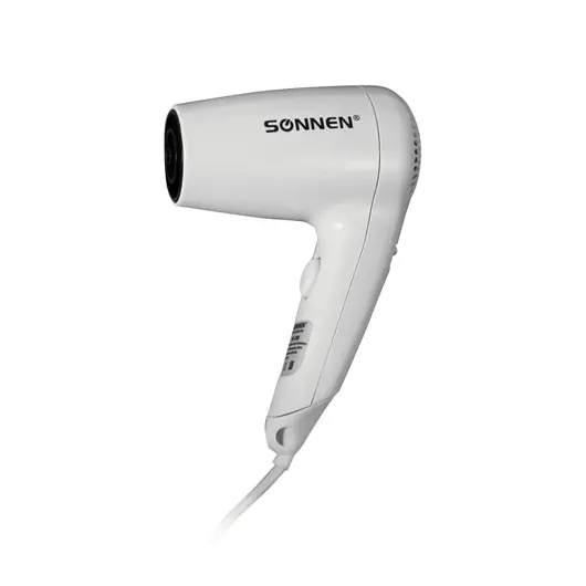 Фен для волос настенный SONNEN HD-1288, 1200 Вт, пластиковый корпус, 2 скорости, белый, 604196, фото 3
