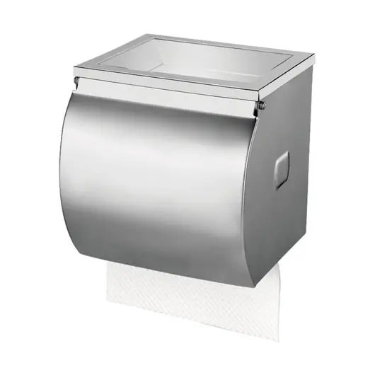 Диспенсер для туалетной бумаги KSITEX (Система Т4), в стандартных рулонах, нержавеющая сталь, матовый, ТН-335А, фото 1