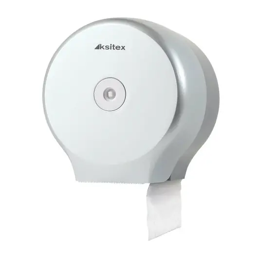 Диспенсер для туалетной бумаги KSITEX (Система Т4), в стандартных рулонах, серебристый, ТН-8127F, фото 1