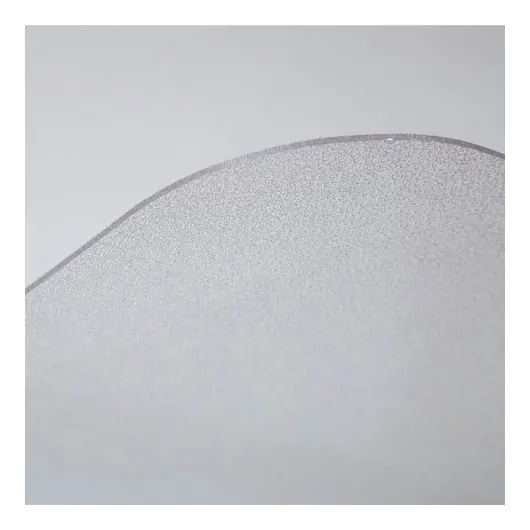 Коврик защитный для напольных покрытий BRABIX, поликарбонат, 90х120 см, шагрень, толщина 1,8 мм, 604850, фото 2