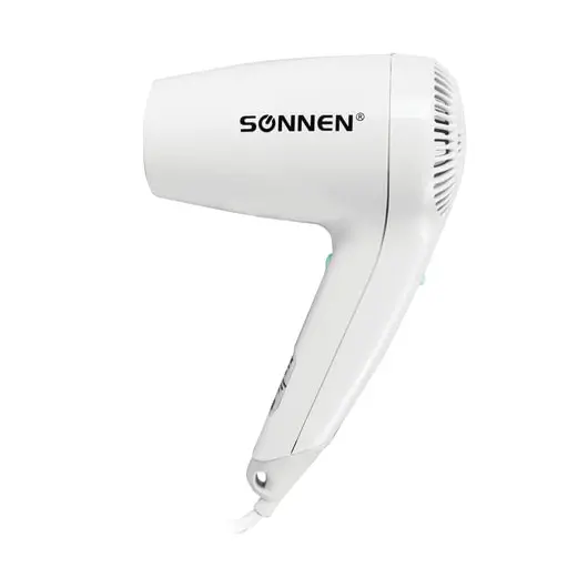 Фен для волос настенный SONNEN HD-1288D, 1200 Вт, пластиковый корпус, 4 скорости, белый, 604197, фото 2