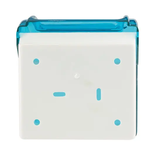 Диспенсер для туалетной бумаги в стандартных рулонах, тонированный голубой, ЛАЙМА, 605043, фото 3
