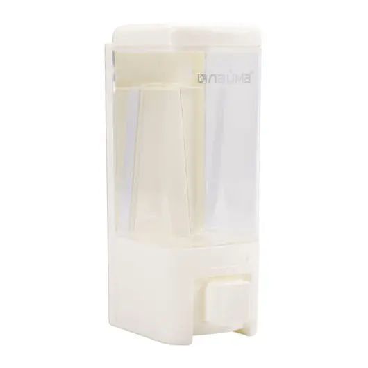 Диспенсер для жидкого мыла ЛАЙМА, НАЛИВНОЙ, 0,48 л, ABS пластик, белый, 605052, фото 4