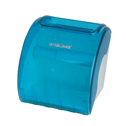 Диспенсер для туалетной бумаги в стандартных рулонах, тонированный голубой, ЛАЙМА, 605043, фото 1