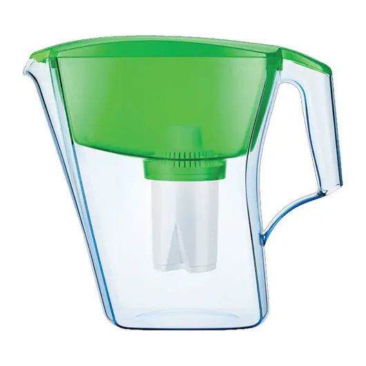 Кувшин-фильтр для очистки воды АКВАФОР &quot;Лайн&quot;, 2,8 л, со сменной кассетой, зеленый, И3596, фото 1