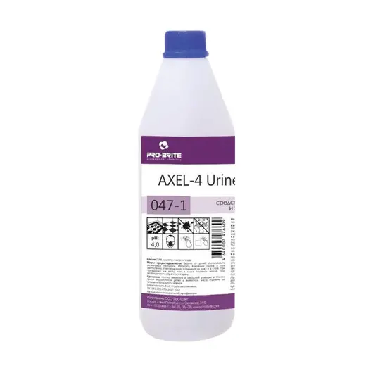 Средство для удаления пятен и запаха мочи 1 л, PRO-BRITE AXEL-4 Urine Remover, 047-1, фото 2