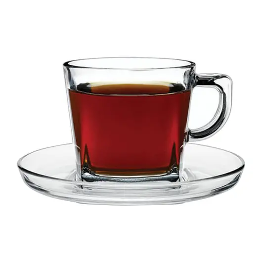Набор чайный, на 6 персон (6 чашек объемом 210 мл, 6 блюдец), стекло, &quot;Baltic&quot;, PASABAHCE, 95307, фото 2