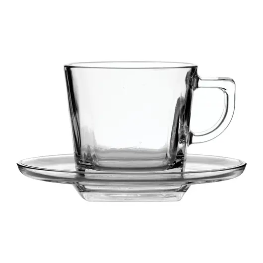 Набор чайный, на 6 персон (6 чашек объемом 210 мл, 6 блюдец), стекло, &quot;Baltic&quot;, PASABAHCE, 95307, фото 1