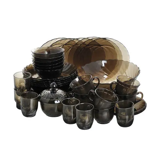 Набор посуды столовый, 44 предметов, дымчатое стекло, &quot;Ocean Eclipse&quot;, LUMINARC, L5110, фото 5