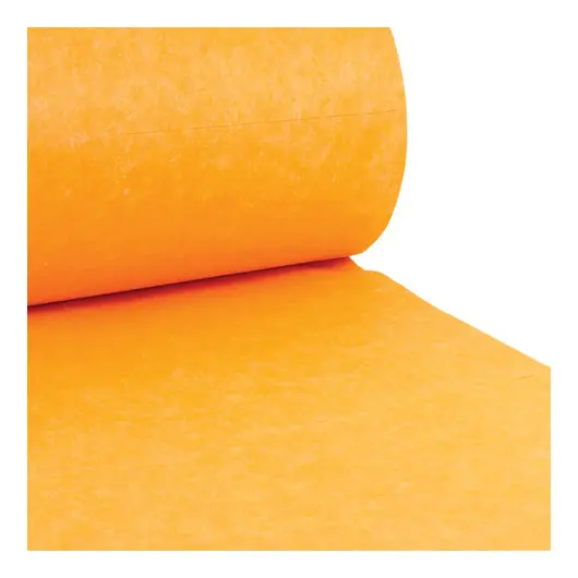 Тряпки для мытья пола в рулоне 75 шт., 50х60 см, вискоза (ИПП), 160 г/м2, оранжевые, ЛАЙМА EXPERT, 605496, фото 2