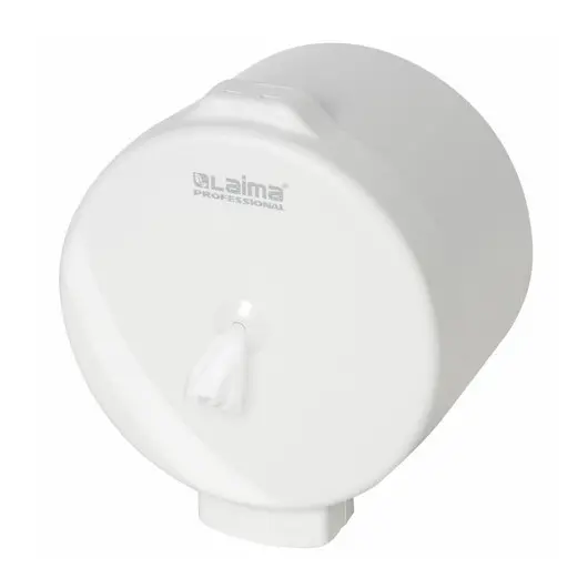 Диспенсер для туалетной бумаги LAIMA PROFESSIONAL ORIGINAL (Система T8), белый, ABS-пластик, 605769, фото 1