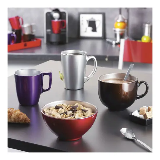 Кружка для чая и кофе, объем 320 мл, коричневая, &quot;Flashy Colors&quot;, LUMINARC, J1124, фото 2